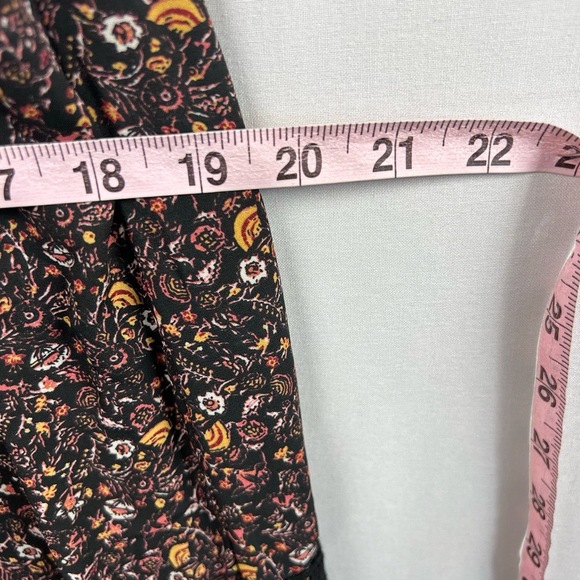 Knox Rose Maxi Dress Womens Large Tiered Floral Crochet High Low Boho - Picture 13 of 15